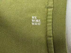 WeWoreWhat Womens Cropped Olive Green Sweatshirt Size Small thumbnail 5