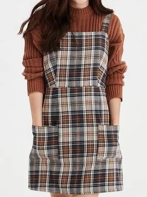 Plaid Pocket Dress thumbnail 1