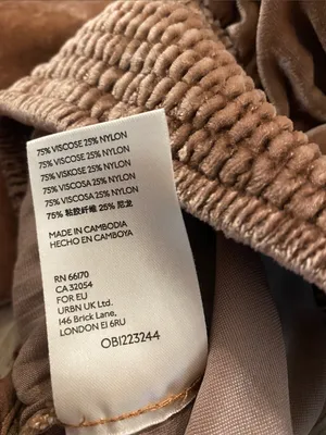 Anthropologie Gloria Velvet Jogger Taupe Size SMALL thumbnail 7