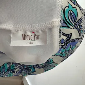 Above Par Blue‎ Multicolor Geometric Paisley Golf Skirt With Built In Shorts thumbnail 4