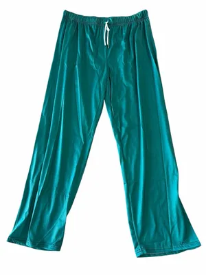 Women's Jade Green Pull On Drawstring Elastic Waist Straight Leg Pant Size XL #2 thumbnail 1