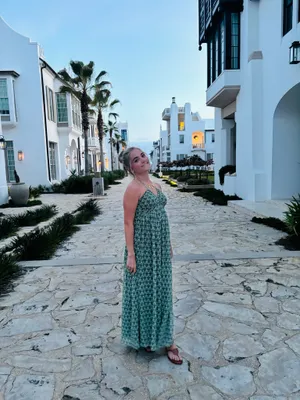 Green maxi dress thumbnail 3