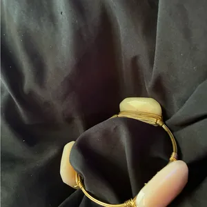 Bourbon and Bowties Rose quartz stones bracelet thumbnail 4