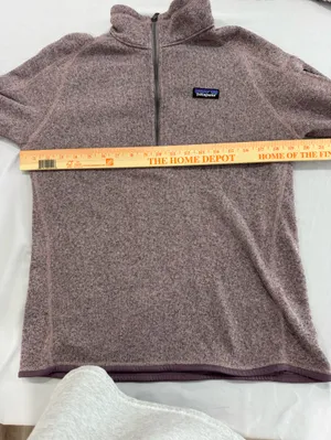 Patagonia Women's Better Sweater 1/4- Zip purple Large thumbnail 5