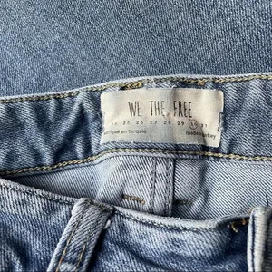 Free People We The Free Raw Hem High Rise Straight Leg Jeans Women’s Size 30 thumbnail 7
