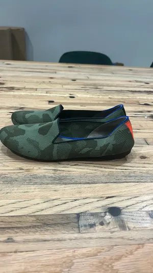 Camo green Rothy’s flats thumbnail 8