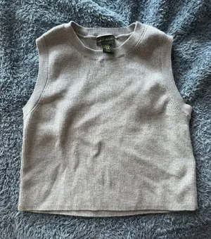 House of Harlow Wool cropped sweater vest thumbnail 1