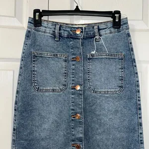 LoveGen Midi Jeans Skirt(Size 26) Blue thumbnail 7