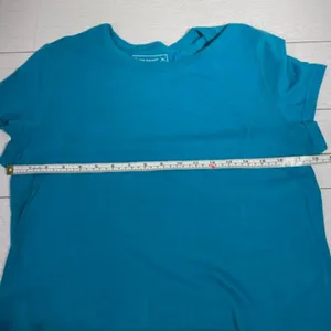 Tek Gear Blue Scoop Neck Tee Slightly Fitted Size XL thumbnail 5