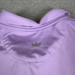 Peter Millar Shirt Womens Large Purple Long Sleeve Collared Golf Polo E4 UPF 50+ thumbnail 8