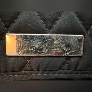 Vera Bradley | black microfiber women’s wallet. thumbnail 2