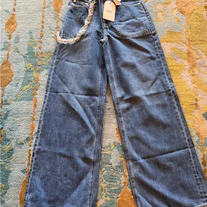 Cult Gaia X Gap Wide Leg Gold Chain Jeans thumbnail 3