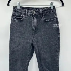 Abercrombie & Fitch Black High-Rise Slim Jeans Size 25 thumbnail 3