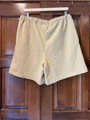 Madewell Womens‎ Large L Terry Pull-On Shorts Muted Khaki Green NJ812 Spring 23 thumbnail 3