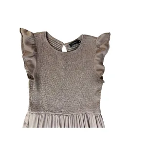 Zesica Smocked Midi Dress Womens M Used Brown Cottagecore thumbnail 5