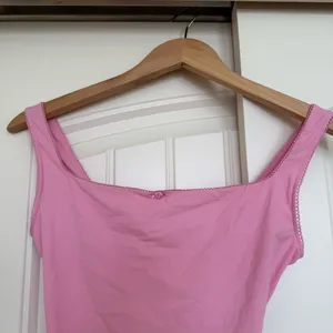 SKIMS Light Pink Bubblegum Picot Bodysuit thumbnail 5