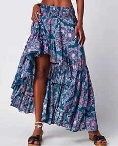 Free people high low skirt thumbnail 1