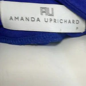 Amanda Uprichard backless blue skater dress thumbnail 8
