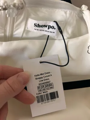 New Showpo Katia Mini Dress Strappy Corset A Line Dress Size Large MSRP $119 thumbnail 9