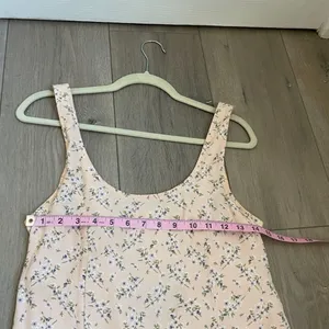 American Eagle pink floral mini dress cottagcore twee 90s y2k thumbnail 4