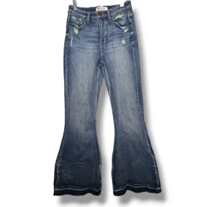 BKE Billie Slim Fit High Rise Super Flare Jeans Size 24 thumbnail 2