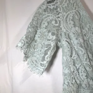 Altard State Sage Green Lace Romper Womens S Open Back Cottagecore Bridal Boho‎ thumbnail 8