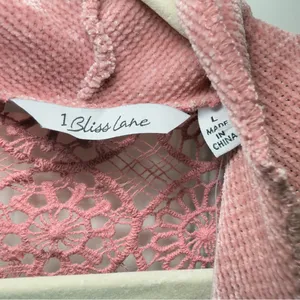 Bliss Lane Large Mauve Dust Rose‎ Waterfall Drape Cardigan Fairycore Boho Chic thumbnail 6
