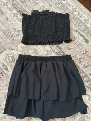 SheIn Black Skirt Set thumbnail 5