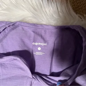 Dagsmejan Women's Size XS/S‎ Pajama Set Light Purple Nattwarm Merino Wool Sweden thumbnail 10