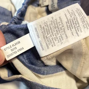 Madewell Huston Pants Capri Crop Women's Small Linen Pull On Crop Wide Leg Beach thumbnail 10