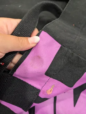 Vintage Victoria's Secret PINK Black Tote Bag thumbnail 4