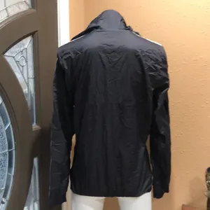 Adidas black full zip windbreaker jacket thumbnail 6