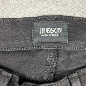 Hudson Jeans Womens 23 Black Low Rise Skinny Stretch Denim 5-Pocket Made USA thumbnail 3