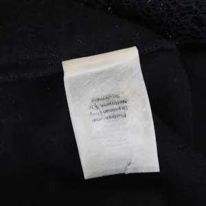 ALICE + OLIVIA Black Cascading Ruffled Knit Floral Lace Sweater Vest Cashmere XS thumbnail 10