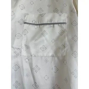 Rachel Parcell Satin Style Pajama Diamond Set Ivory Bridal Getting Ready Small thumbnail 6