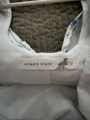 Altar'd State Dress Mini Floral Blue thumbnail 5