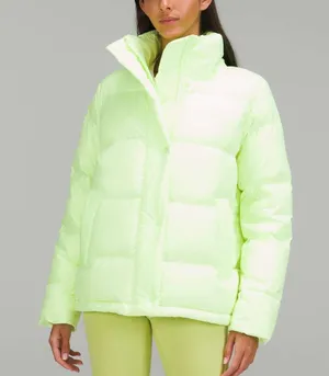 Lululemon Hooded Wunder Puff Jacket Womens Size 8 Faded Zap Insulated Outdoors thumbnail 1