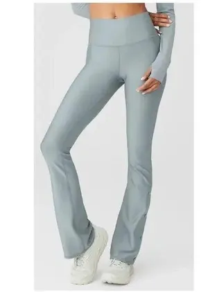 Alo Cosmic grey airlift high-waist game changer legging thumbnail 2