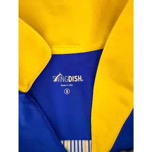 Golf Tennis Pickleball Tank Top Small Blue Yellow Sleeveless Swingdish thumbnail 4