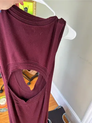 ☀️3/25 Free People Intimately Free All About Slip Knit Ribbed Dress large no bra thumbnail 6