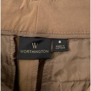 Worthington Bermuda Trouser Short Size 6 Camel Tan Dressy Career Preppy Twee Y2K thumbnail 5