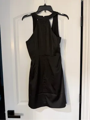 Hutch Ruched V-Neck Mini Dress thumbnail 4