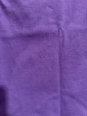 Comfort Cove Clothing Purple High Neck Ribbed Cropped Tank Top OS thumbnail 2