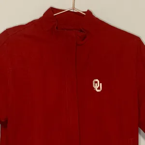 Antigua Womens Oklahoma Sooners Lightweight Jacket thumbnail 4