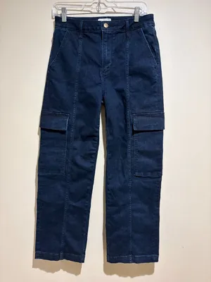 Driftwood Annabel Cargo Stretch Jeans Dark Wash thumbnail 3