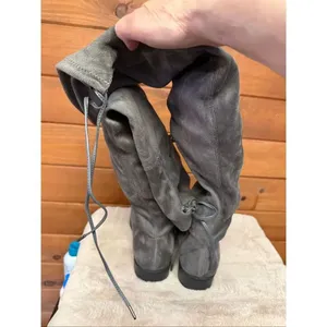 Circus By Sam Edelman Peyton Dark Gray Over Knee Boots Sz 9.5 NIB thumbnail 3