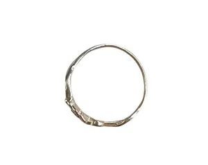 Sterling Silver DBD Stamped Sunflower Flower & Vine Ring thumbnail 9