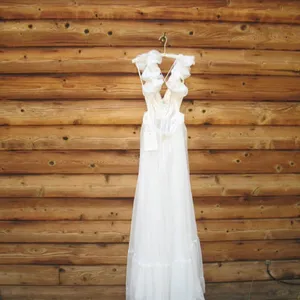 Mac Duggal 67911 Ruffled Tiered Cut Out Chiffon Gown Dress White 6 thumbnail 13
