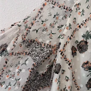 Sweet Magnolia Bubble Long Sleeve Floral Print Blouse thumbnail 4