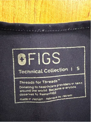 FIGS Catarina Scrub Top Women S Navy Blue V-Neck 2-Pocket Surgical Nurse Medical thumbnail 8